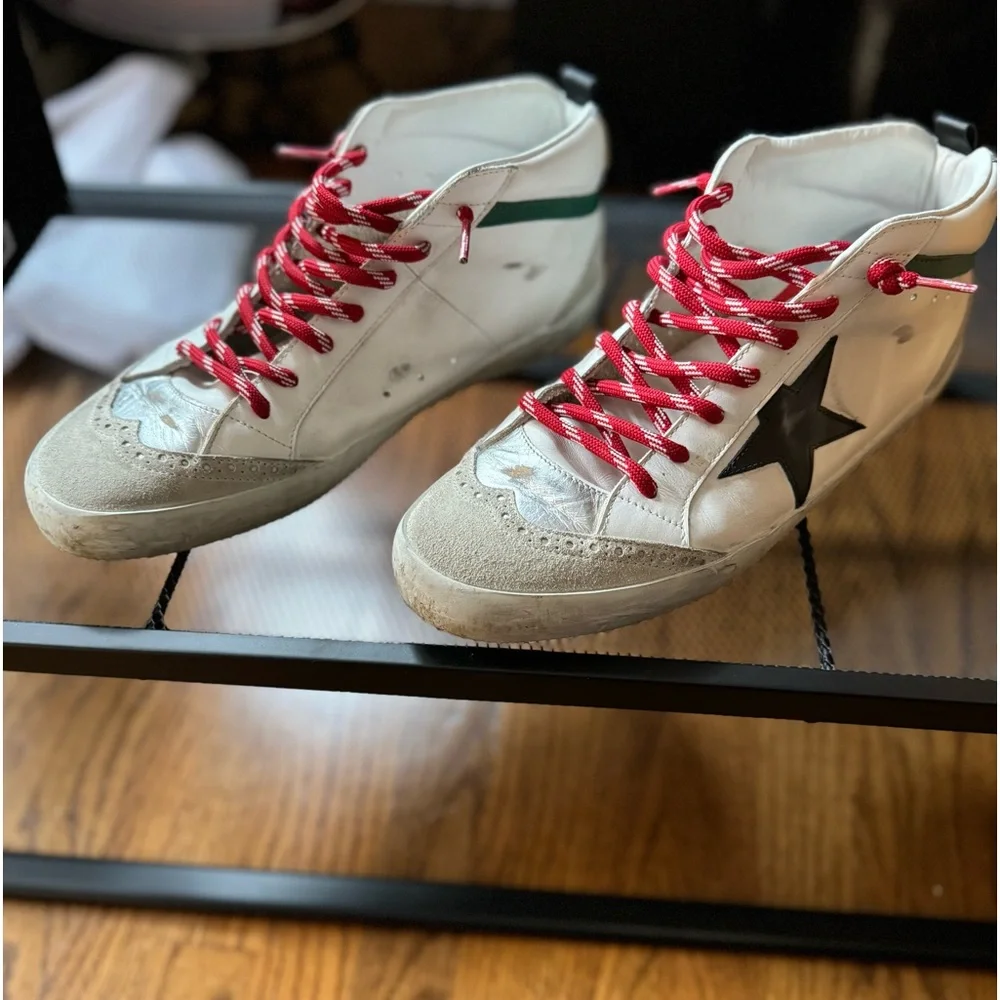 Golden Goose Men’s Mid Star, Size 43 (worn once) - Picture 3 of 5